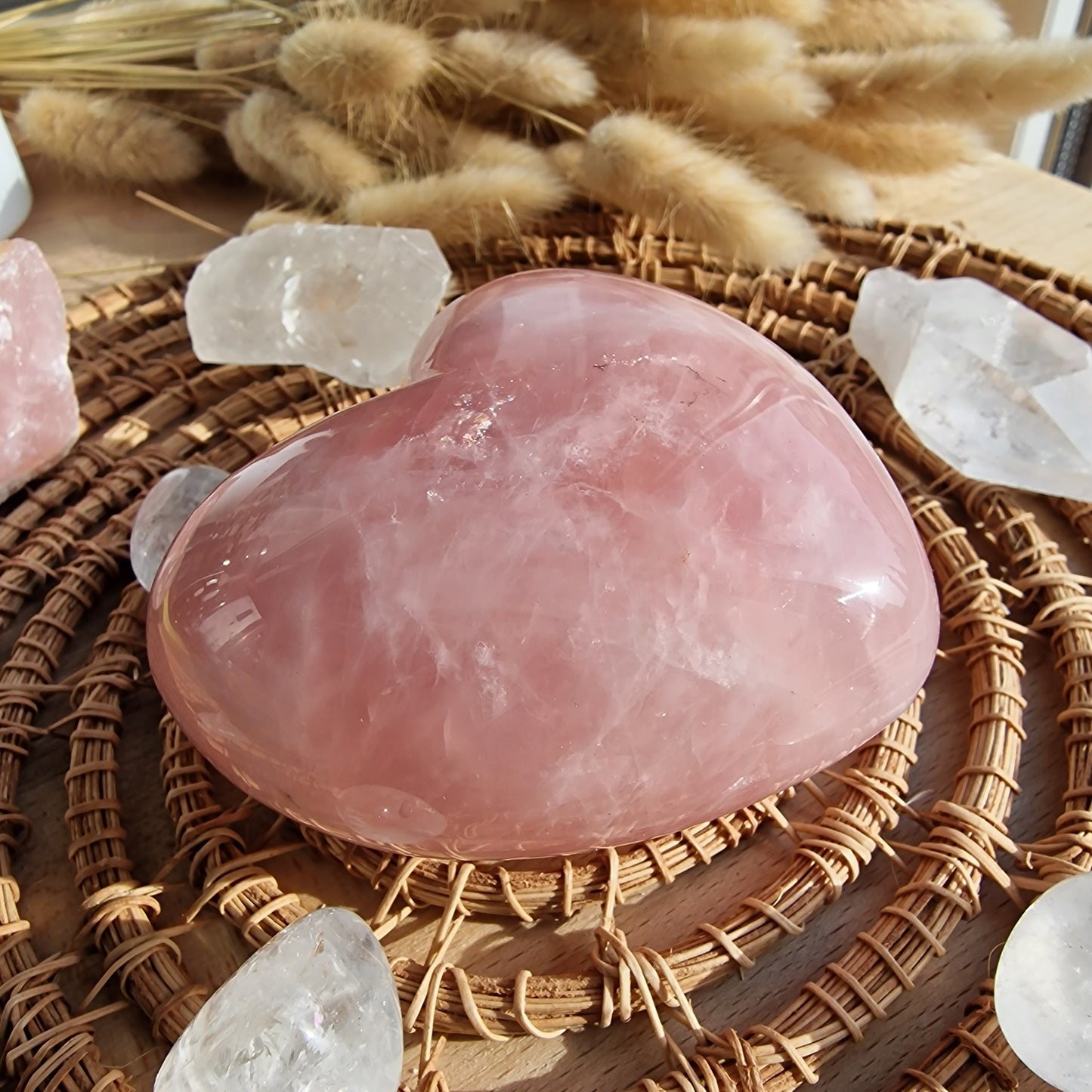Herz Rosenquarz