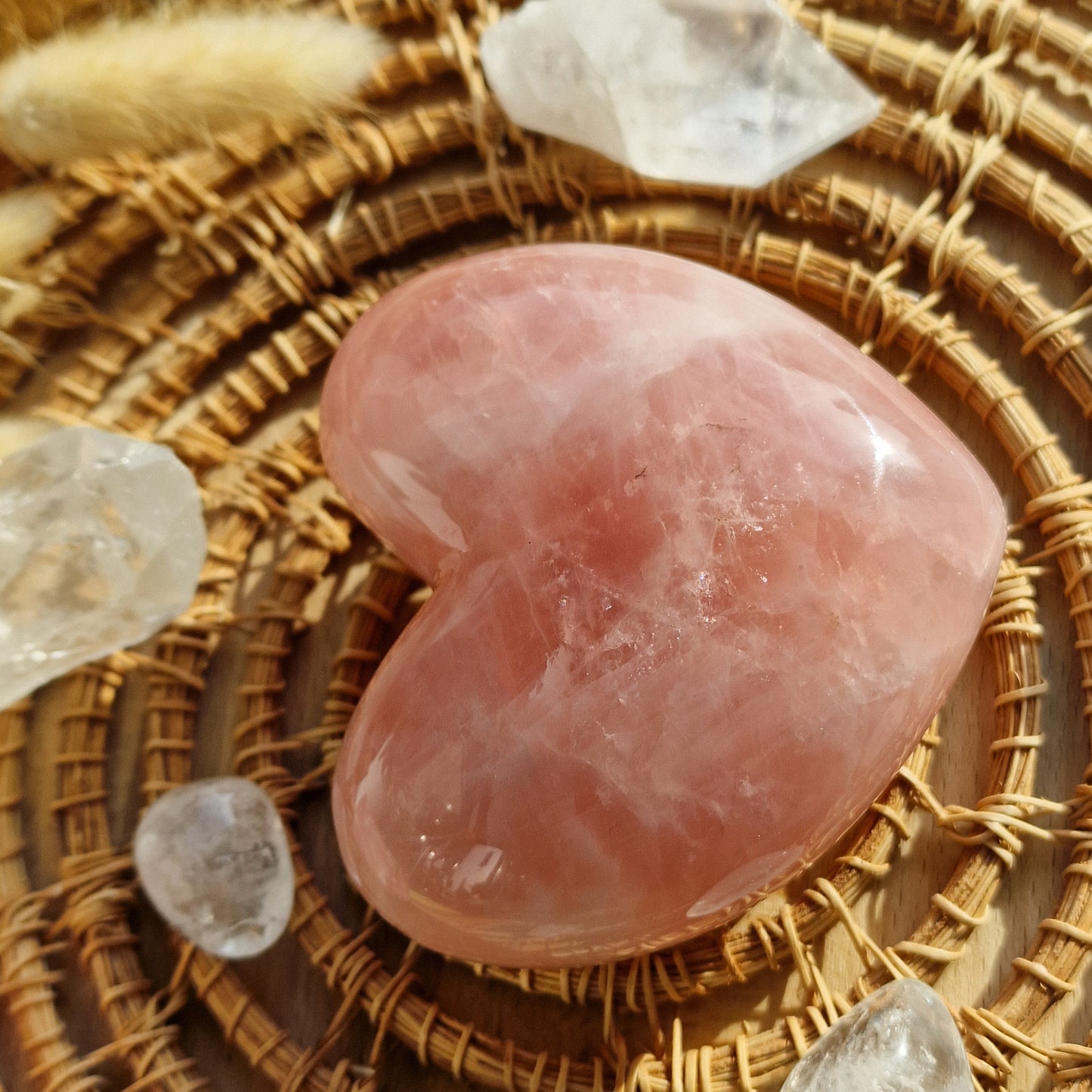 Herz Rosenquarz