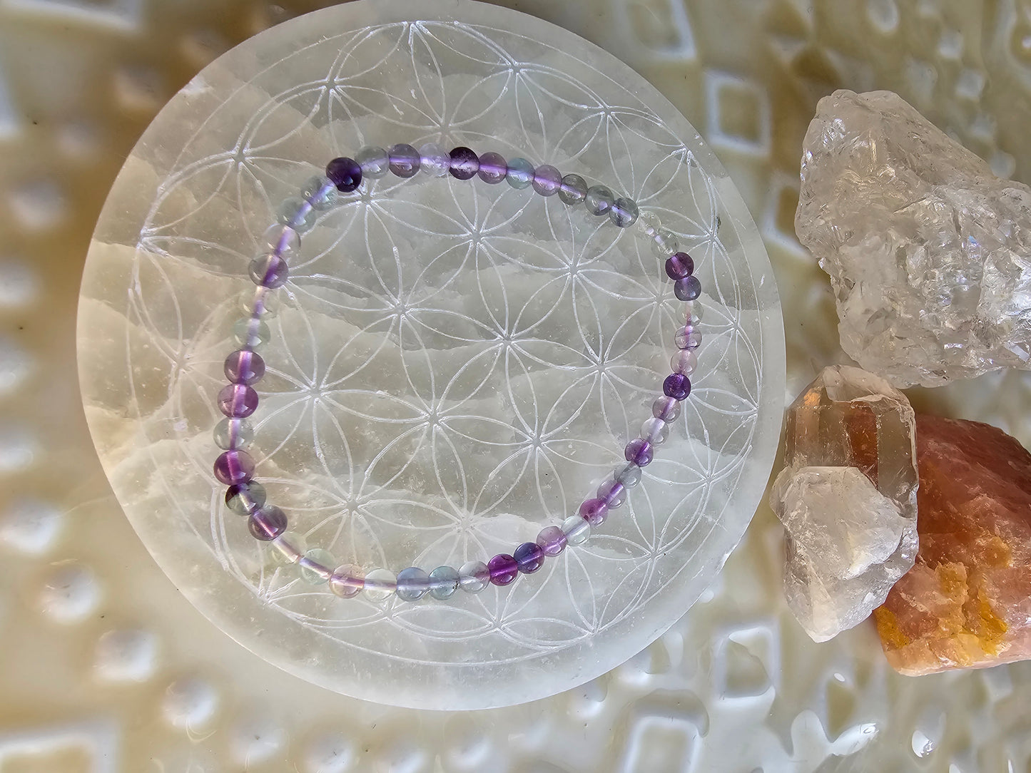 Armband "Regenbogenfluorit"