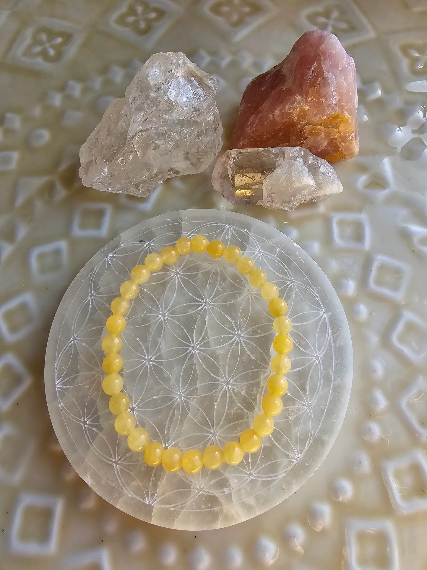 Armband "Orangencalcit"