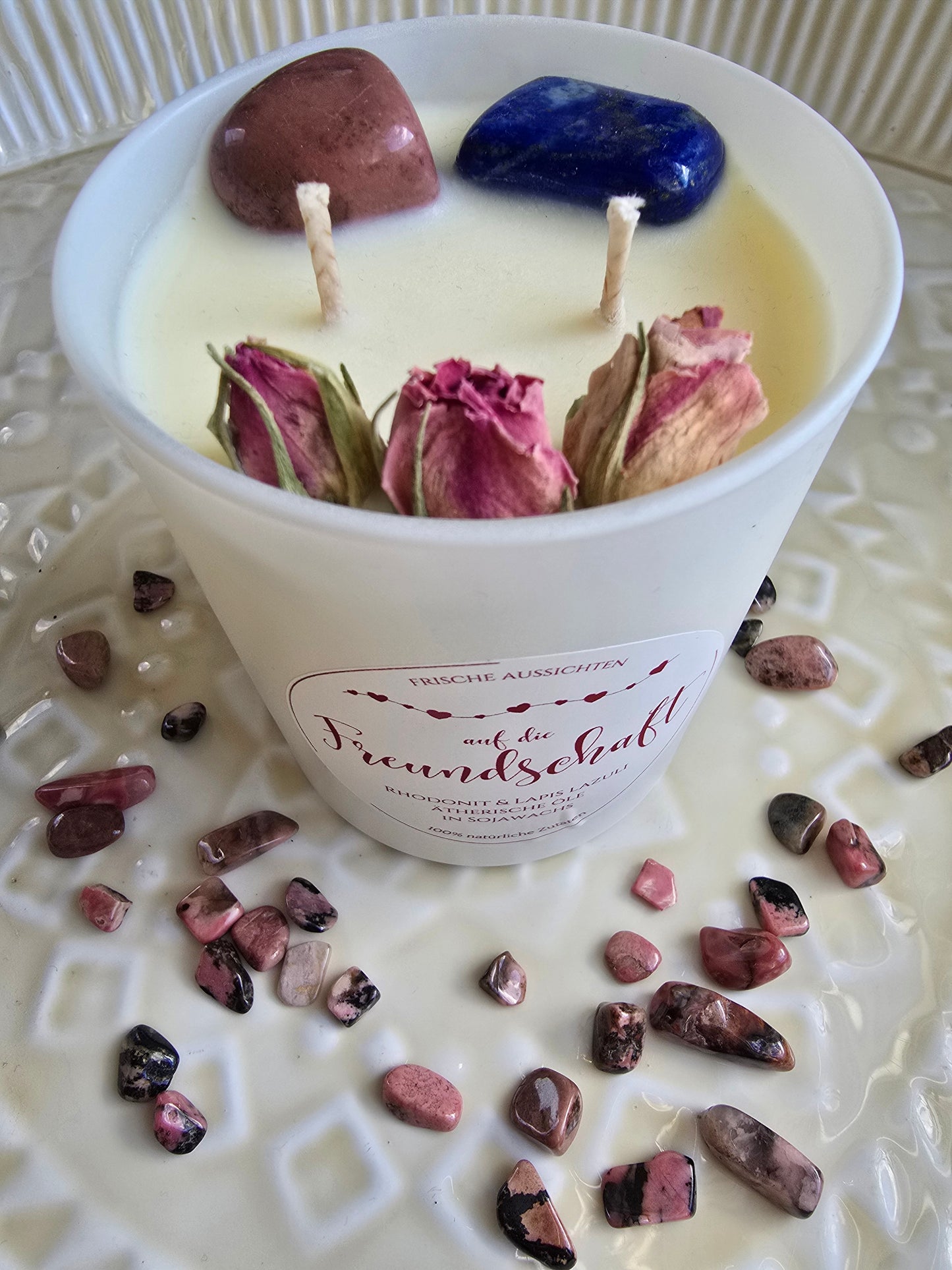 Kerze "auf die Freundschaft"