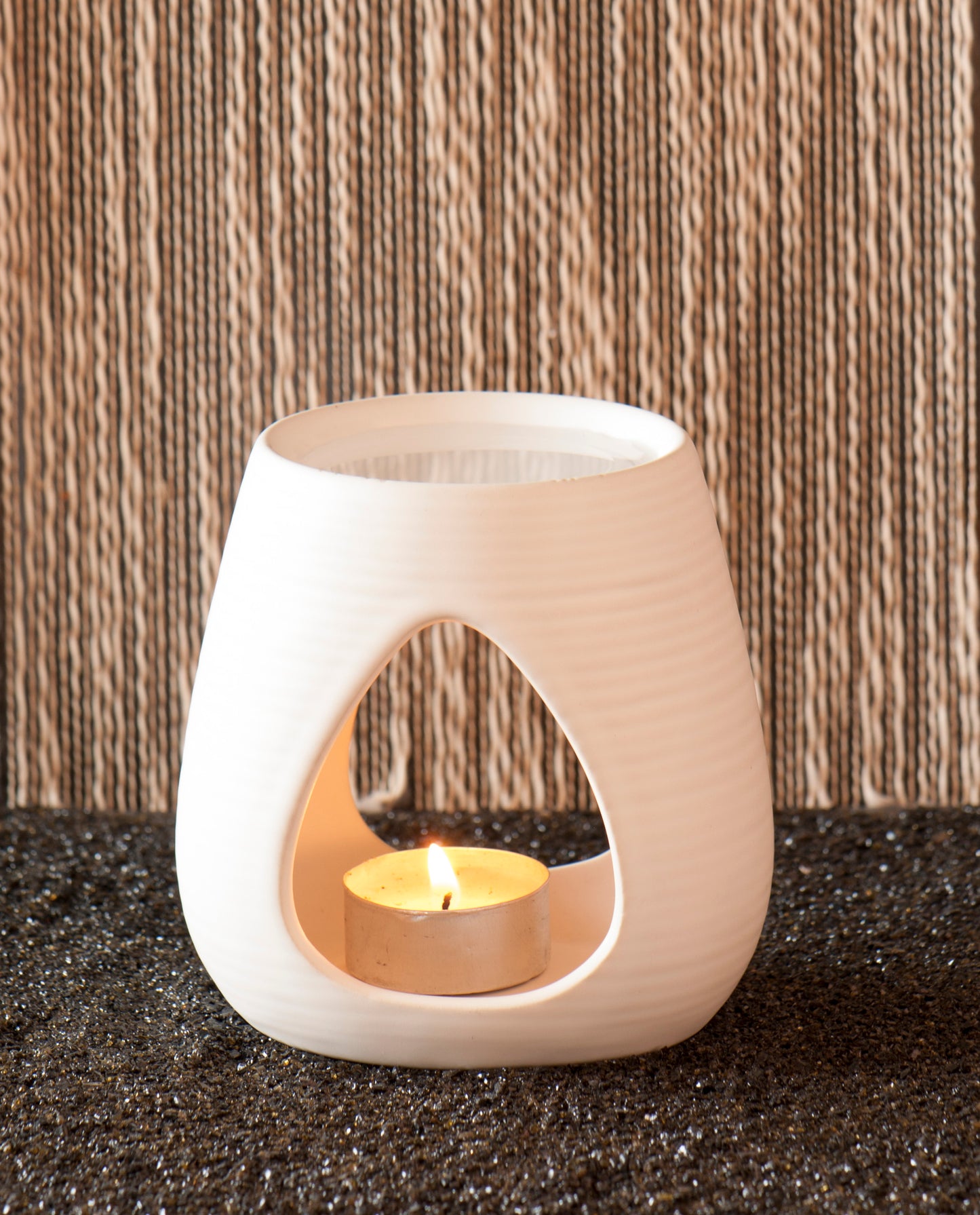 Duftlampe weiß, Keramik