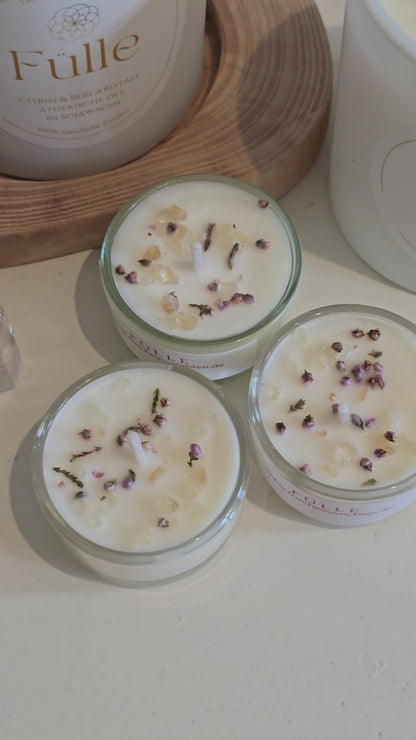 Kristall-Teelicht "Fülle"