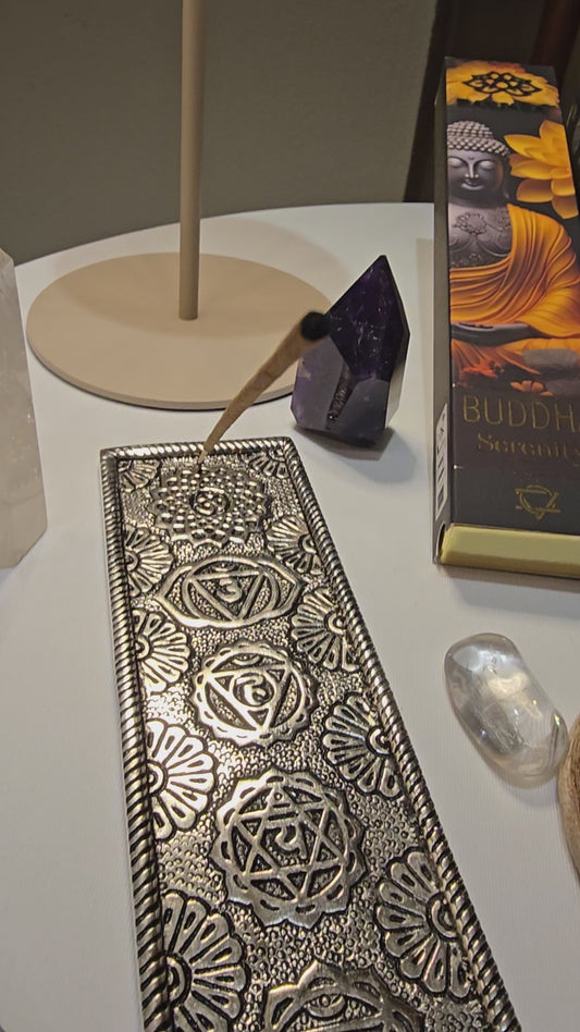 Räucherstäbchen-Halter Chakra-Symbole