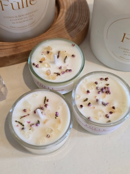 Kristall-Teelicht "Fülle"