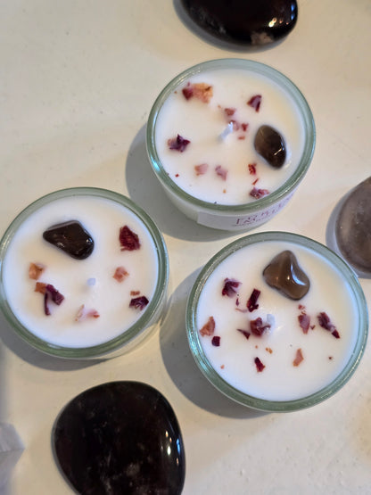 Kristall-Teelicht "für immer im Herzen"