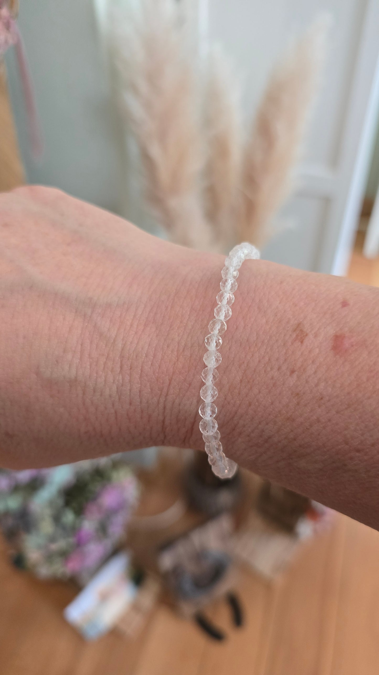 Armband "Bergkristall", facettiert