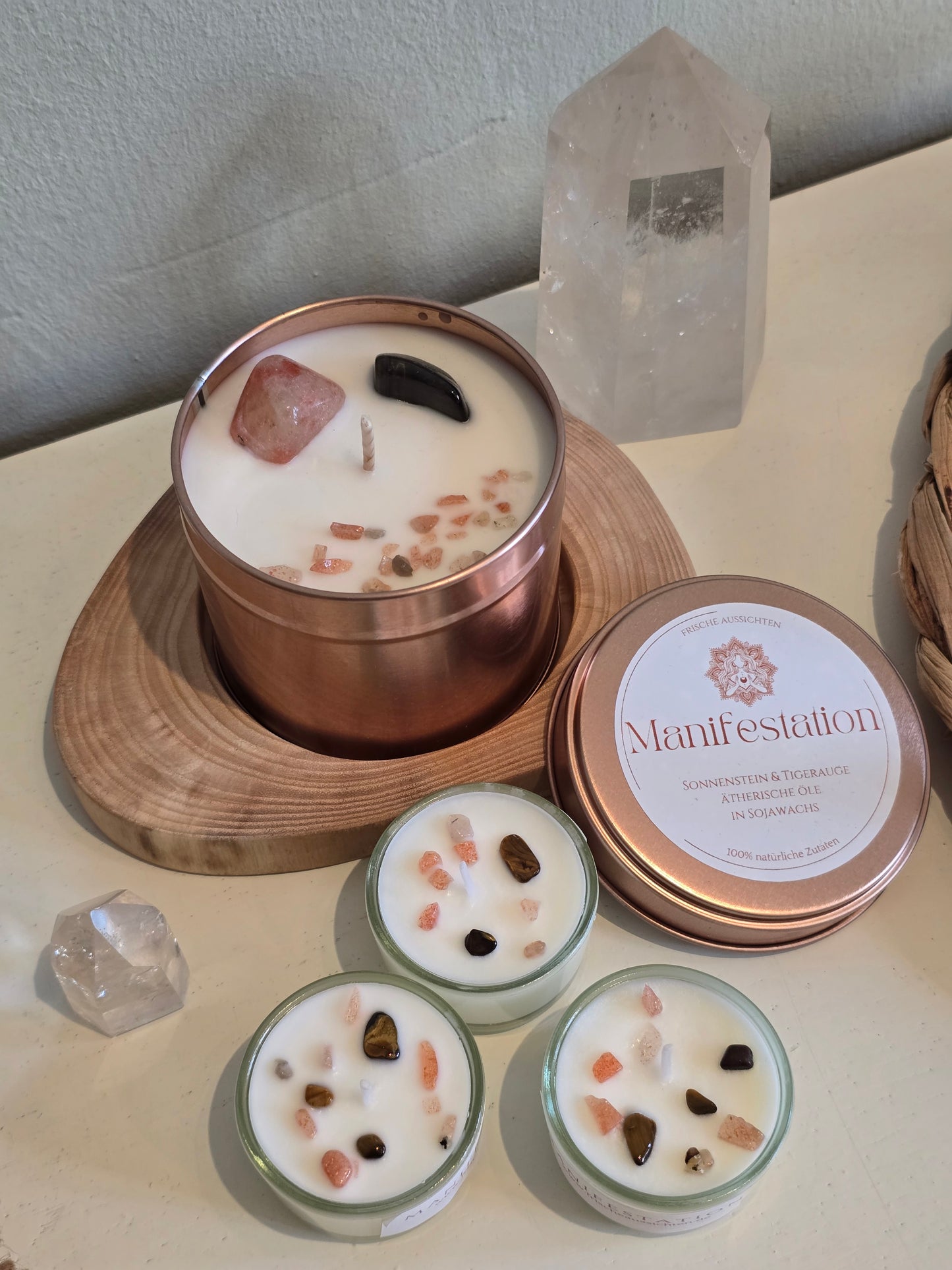 Kristall-Teelicht "Manifestation"