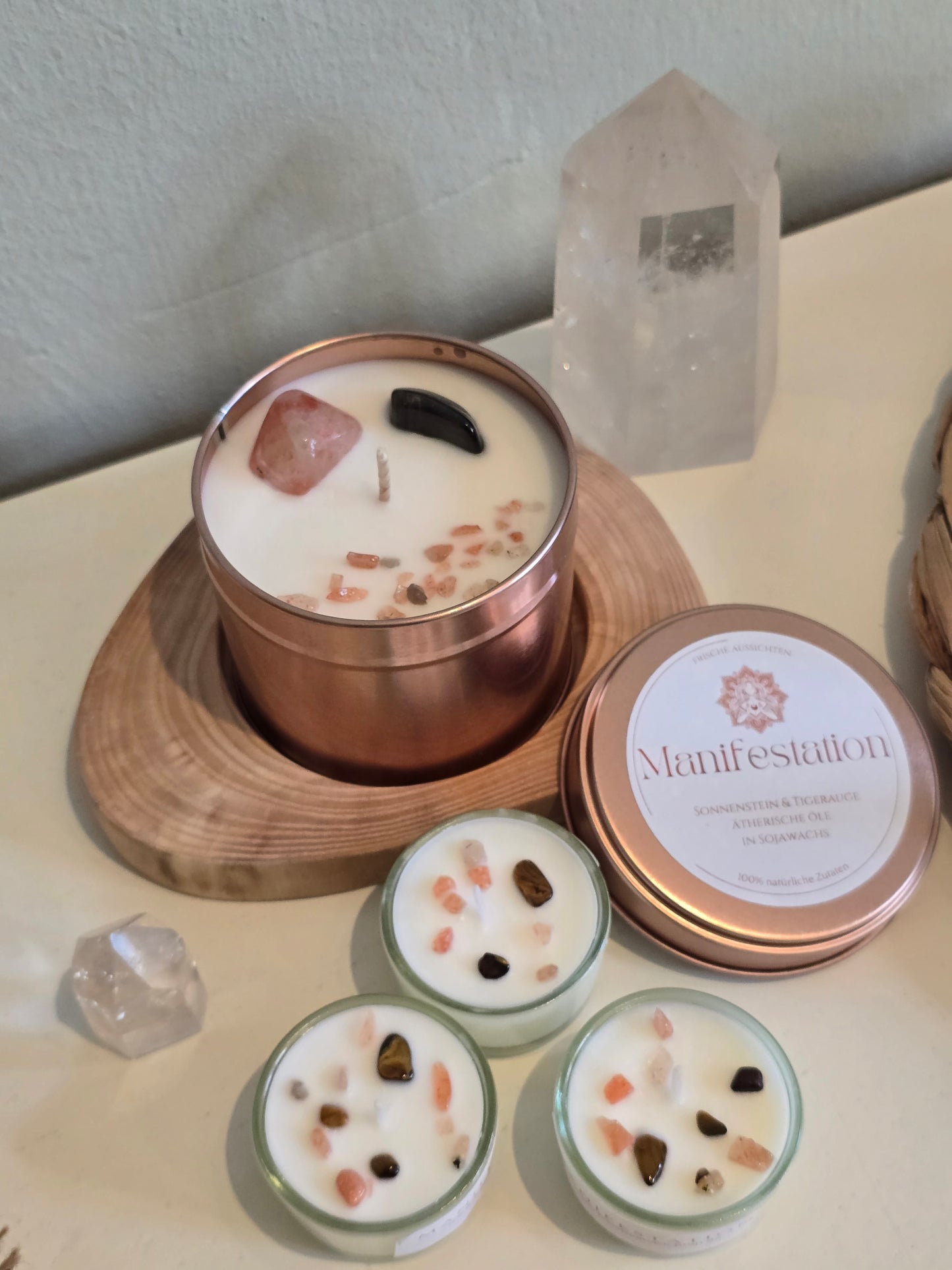 Kristall-Teelicht "Manifestation"