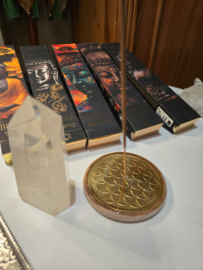 Räucherstäbchen-Halter Blume des Lebens