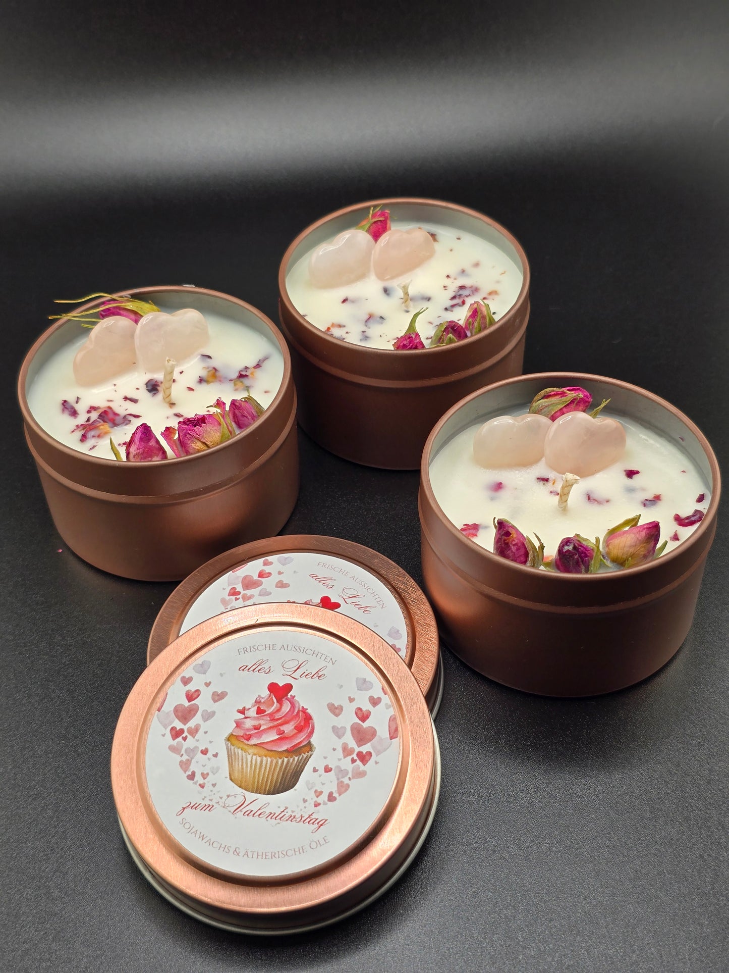 💖 Valentinstagskerze