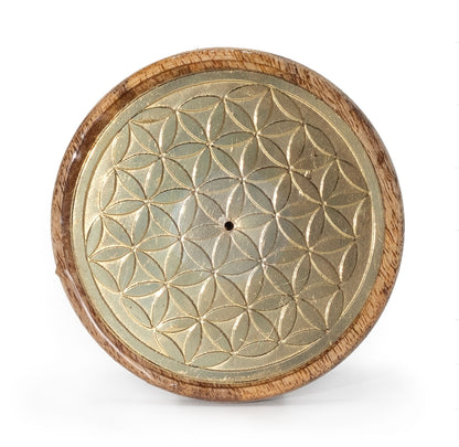 Räucherstäbchen-Halter Blume des Lebens