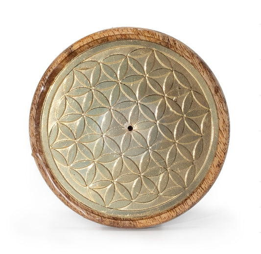 Räucherstäbchen-Halter Blume des Lebens